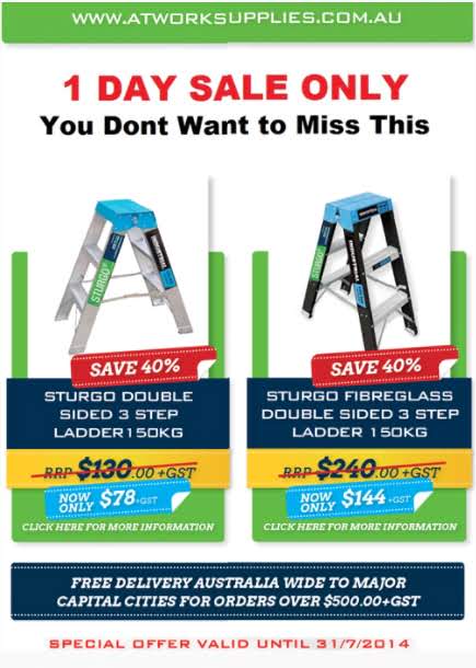 AT WORK SUPPLIES - One Day Sale Special..!!