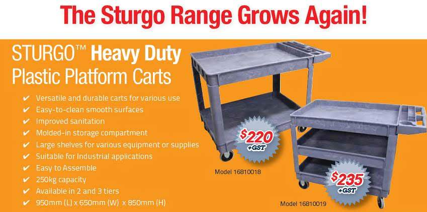 STURGO Range Grows Again