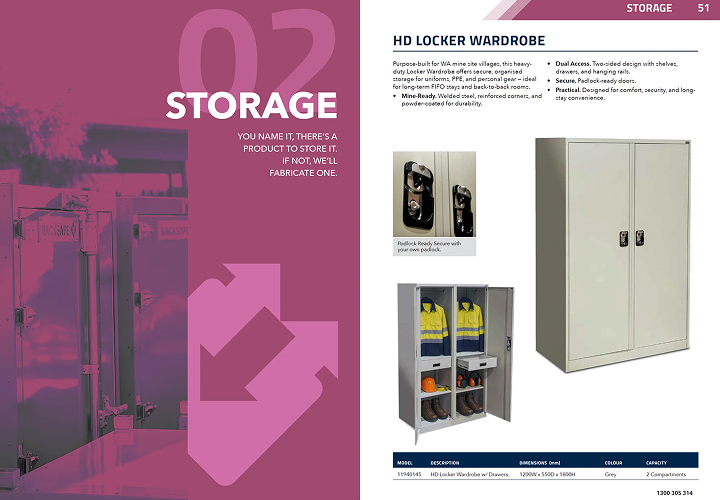catalogue storage